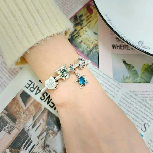 Coffee Cup Charm Pendant (SKU #3028) - Picture 6 of 7